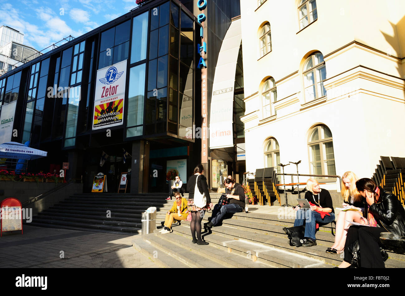 Restaurant Zetor, owned by Aki Kaurismäki. Helsinki, Finland Stock
