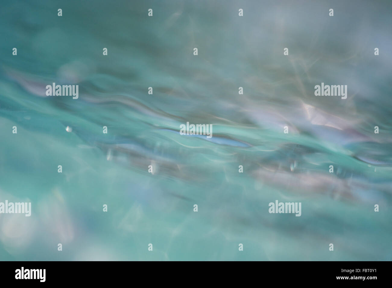 Close-up of rippled water surface Stock Photo