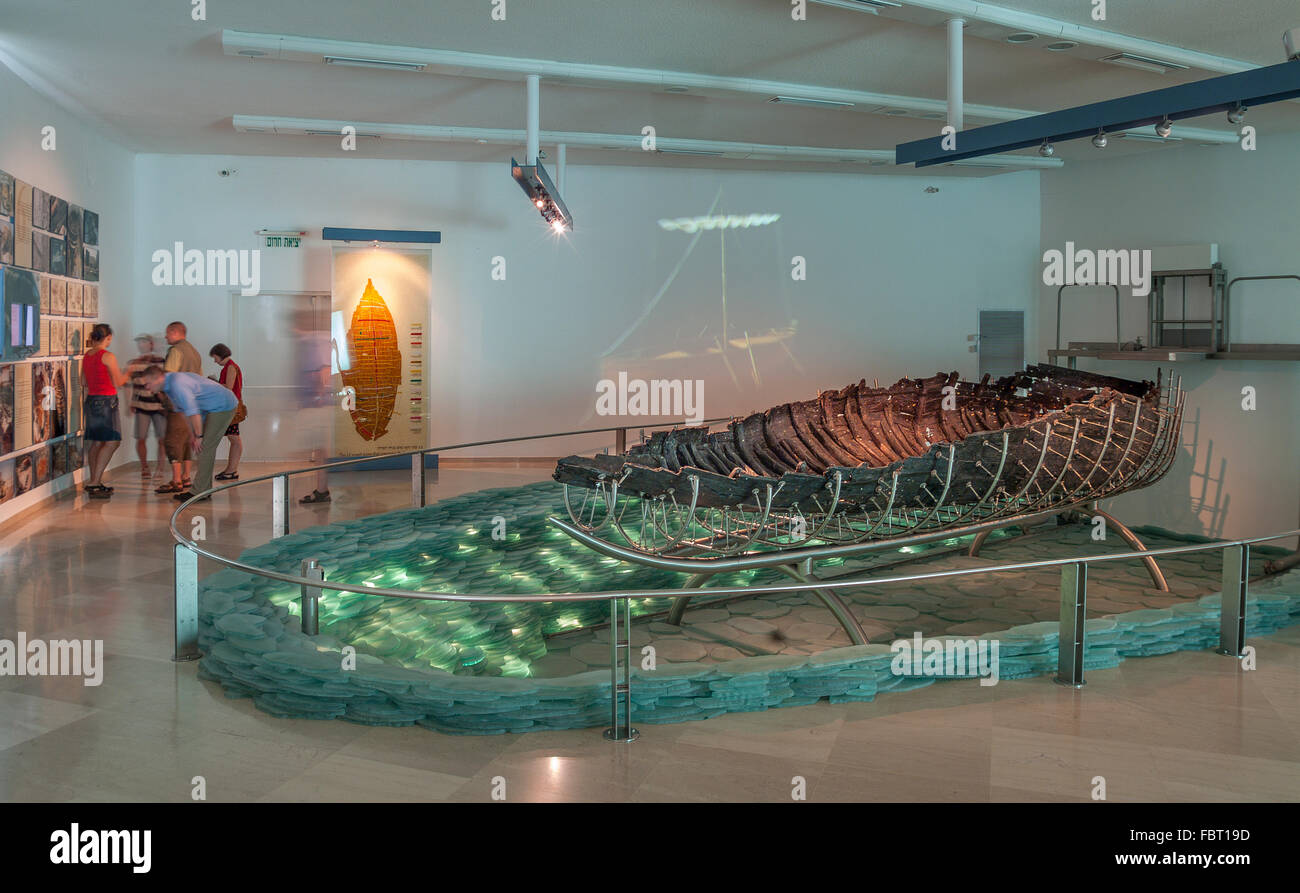 Jesus boat fishing boat from the 1st century AD., Adam Bagalil Museum