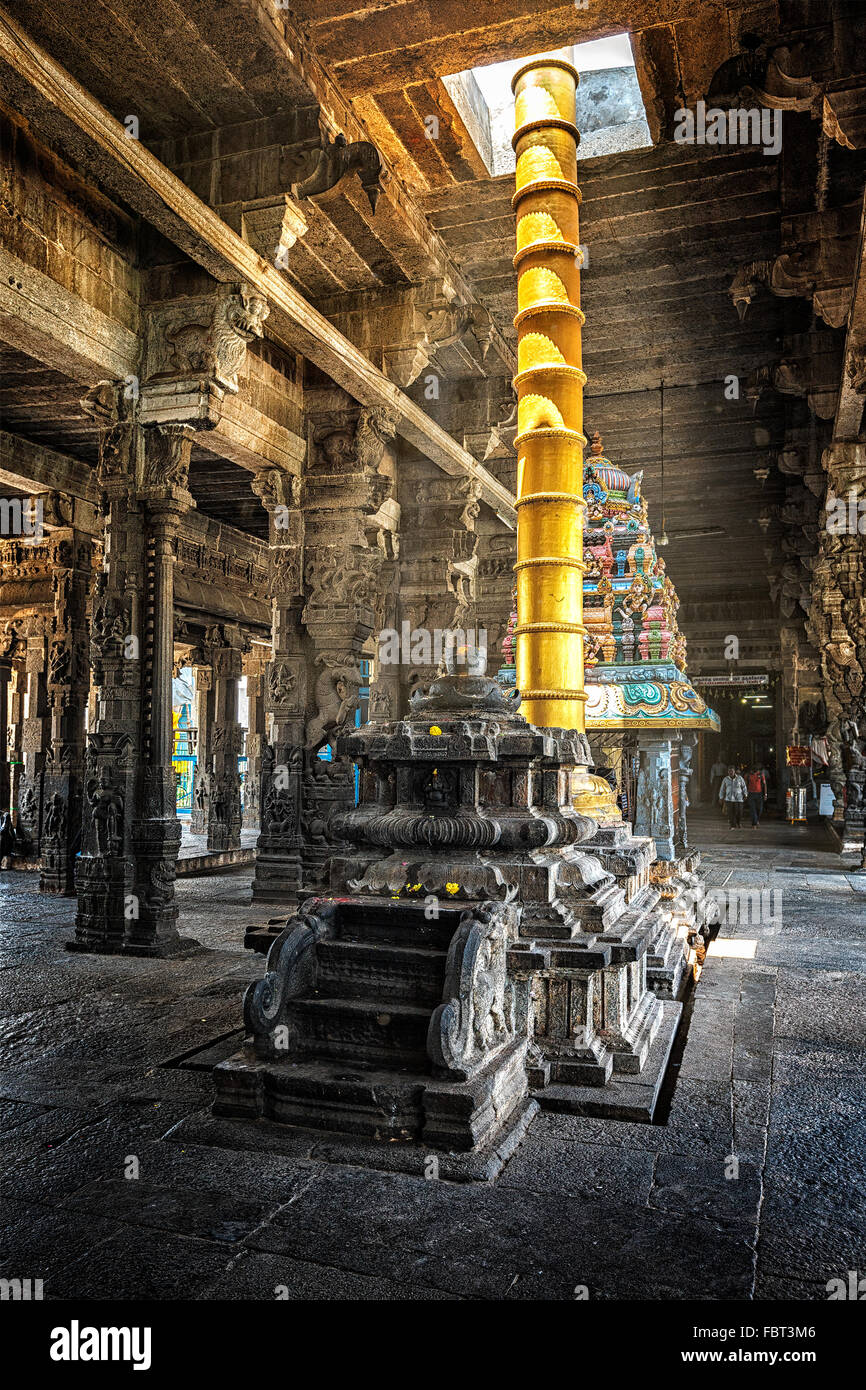 Hindu temple Ekambareswarar in Kanchipuram Stock Photo