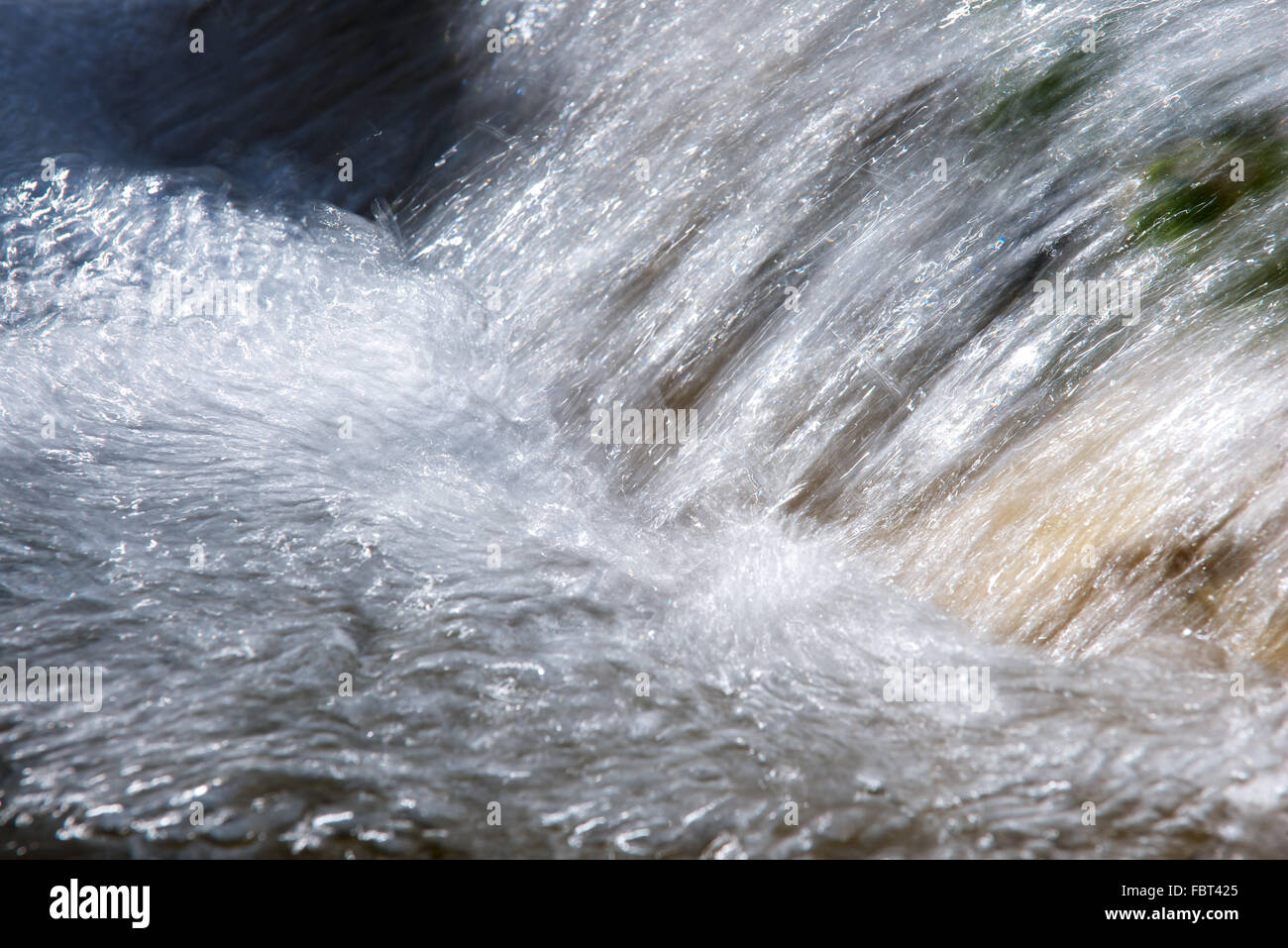 Close-up of flowing, splashing water Stock Photo