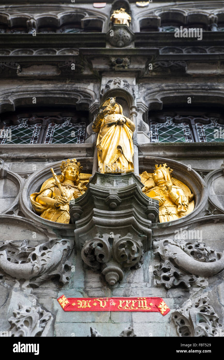 Basilica of the holy blood church, Bruges Stock Photo Alamy
