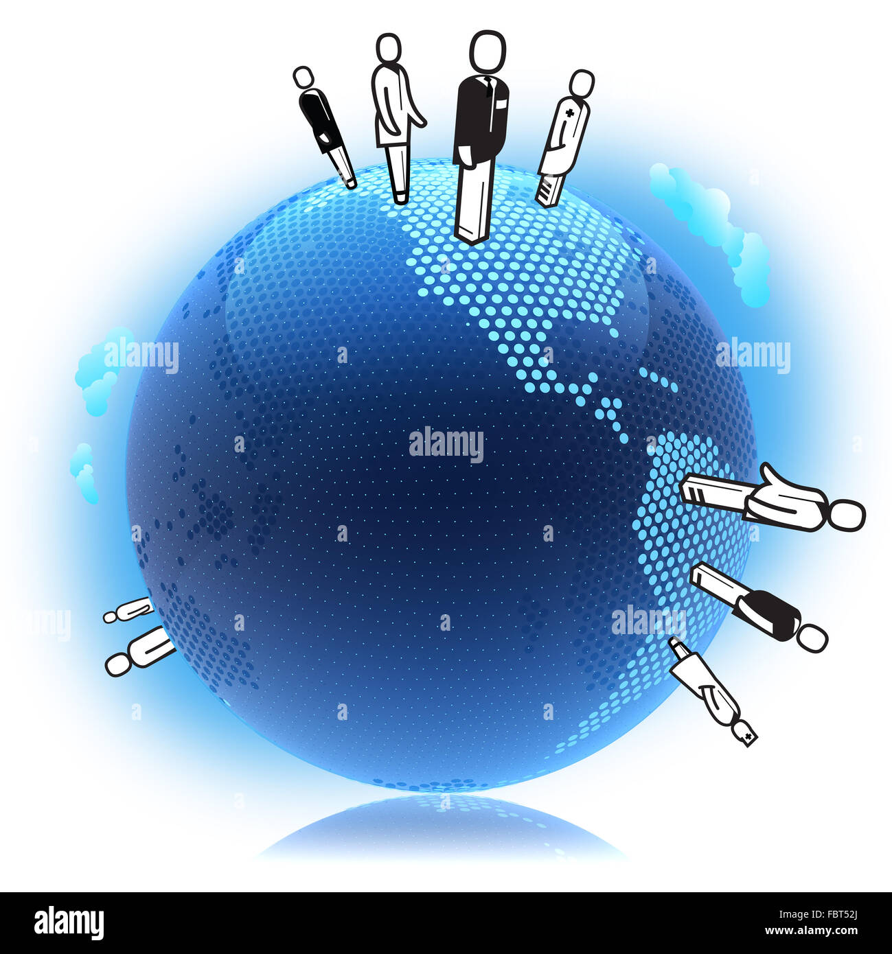 Medical career network Stock Photo Alamy