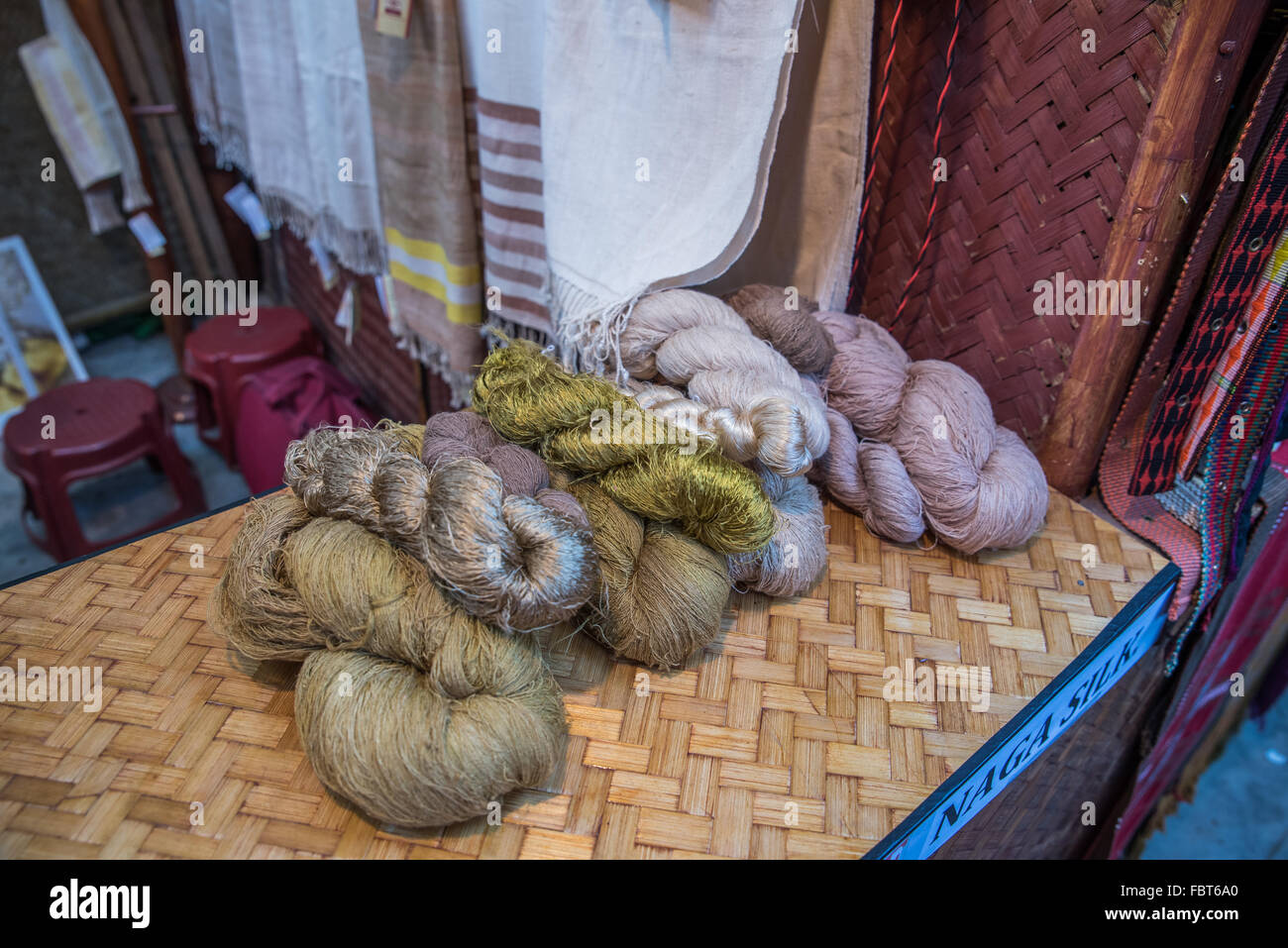 Traditional 100% organic silk Naga textiles and scarves for sale in the ...