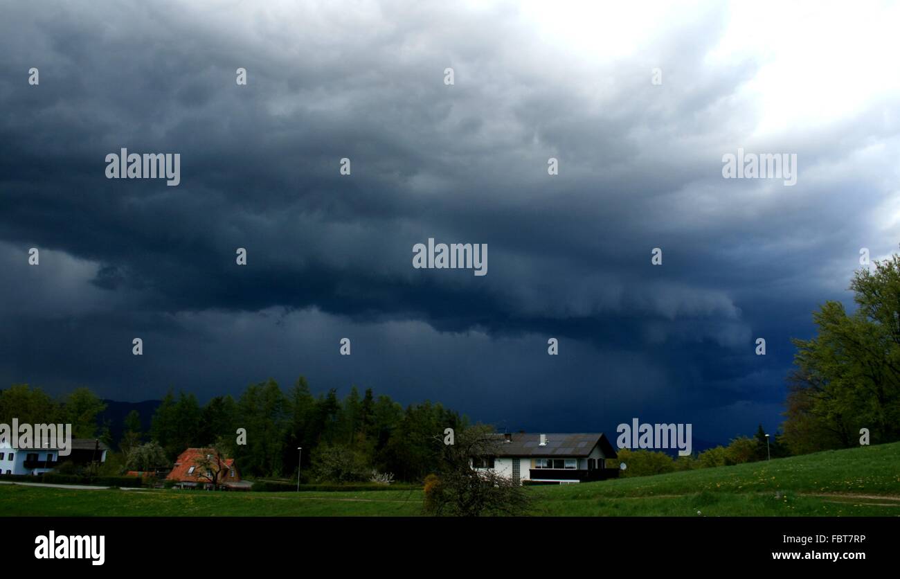 Gust front Stock Photo