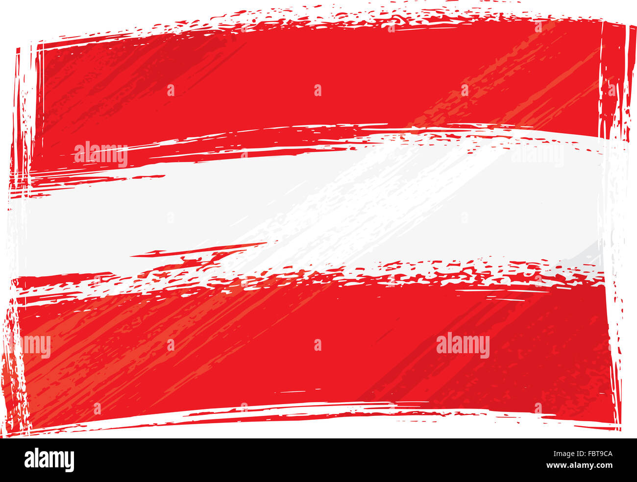 Grunge Austria flag Stock Photo