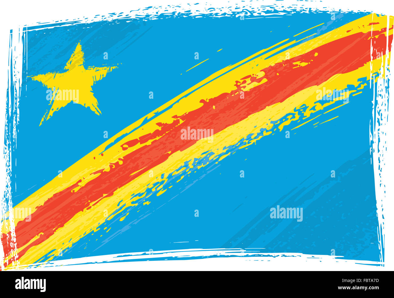 Democratic Republic of the Congo flag Stock Photo - Alamy