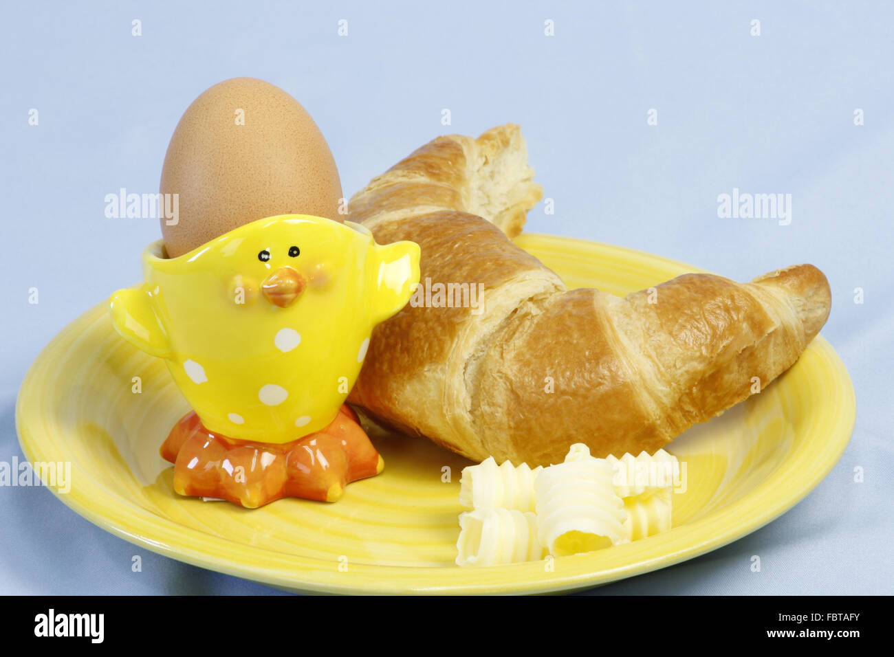 Breakfast with egg Stock Photo