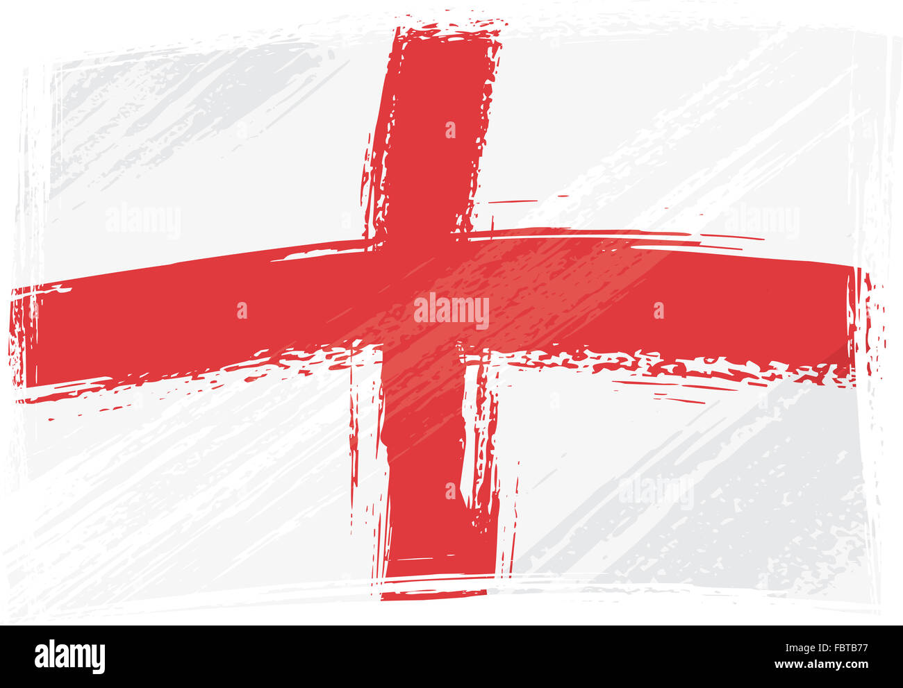 England flag white background red cross hires stock photography and