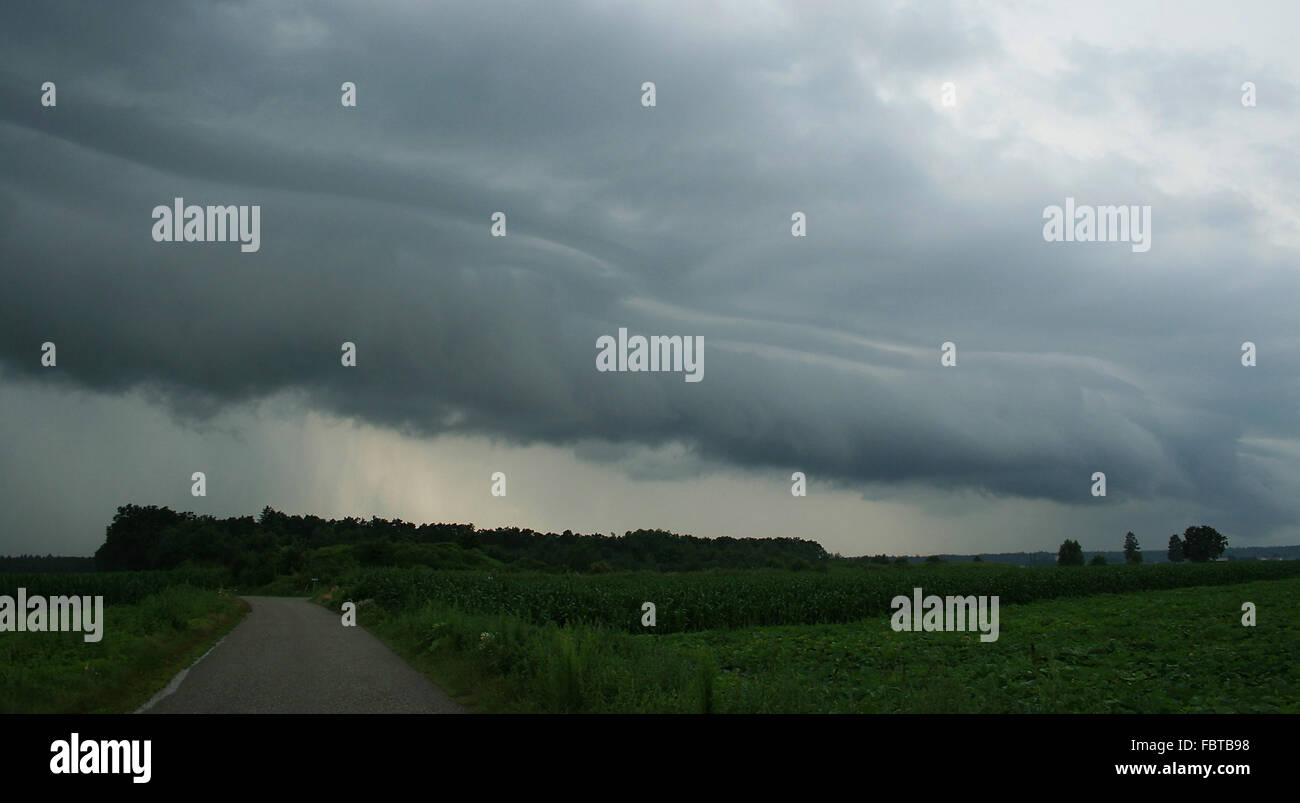 Gust front Stock Photo