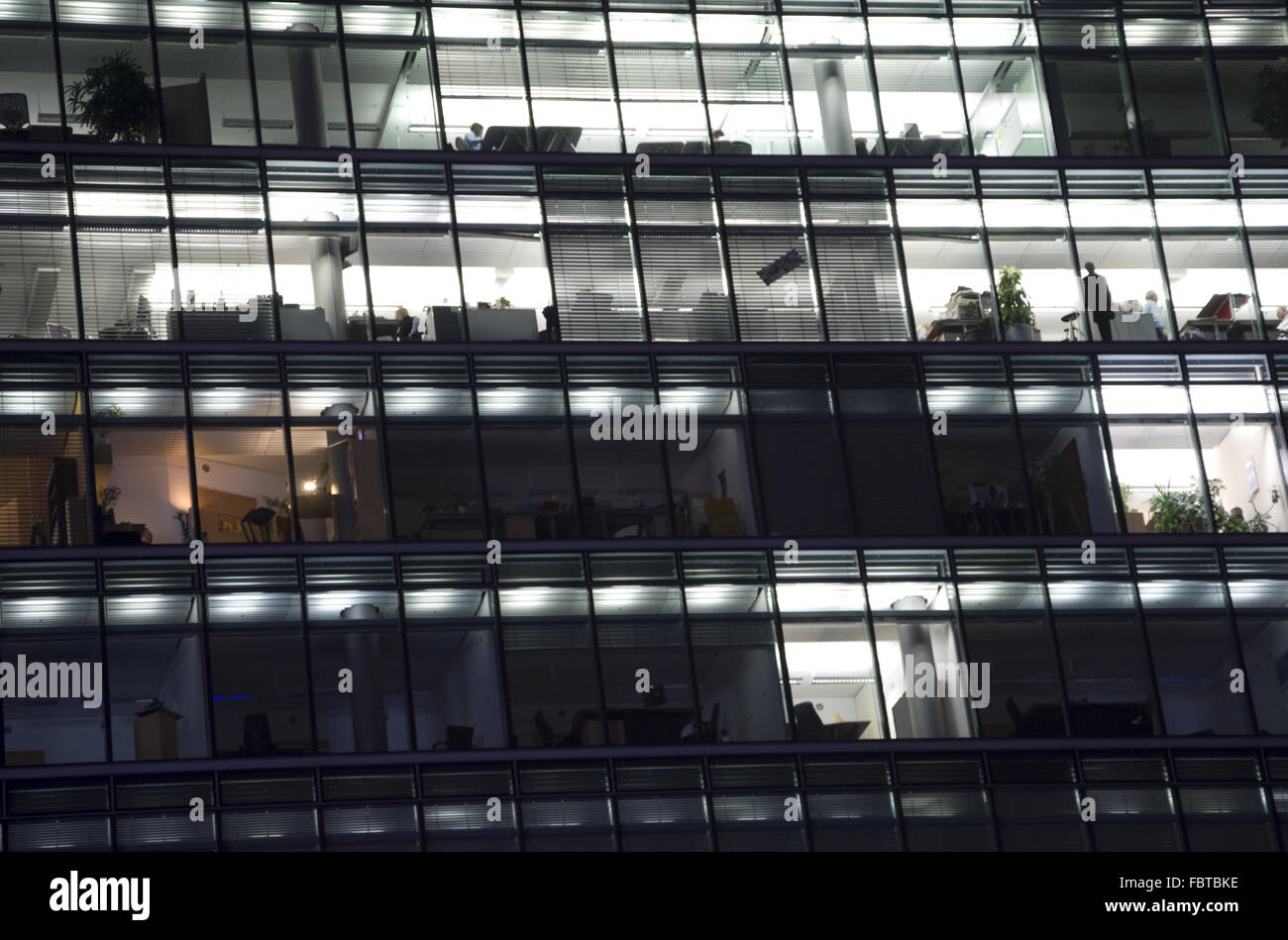 lonely businessman Stock Photo