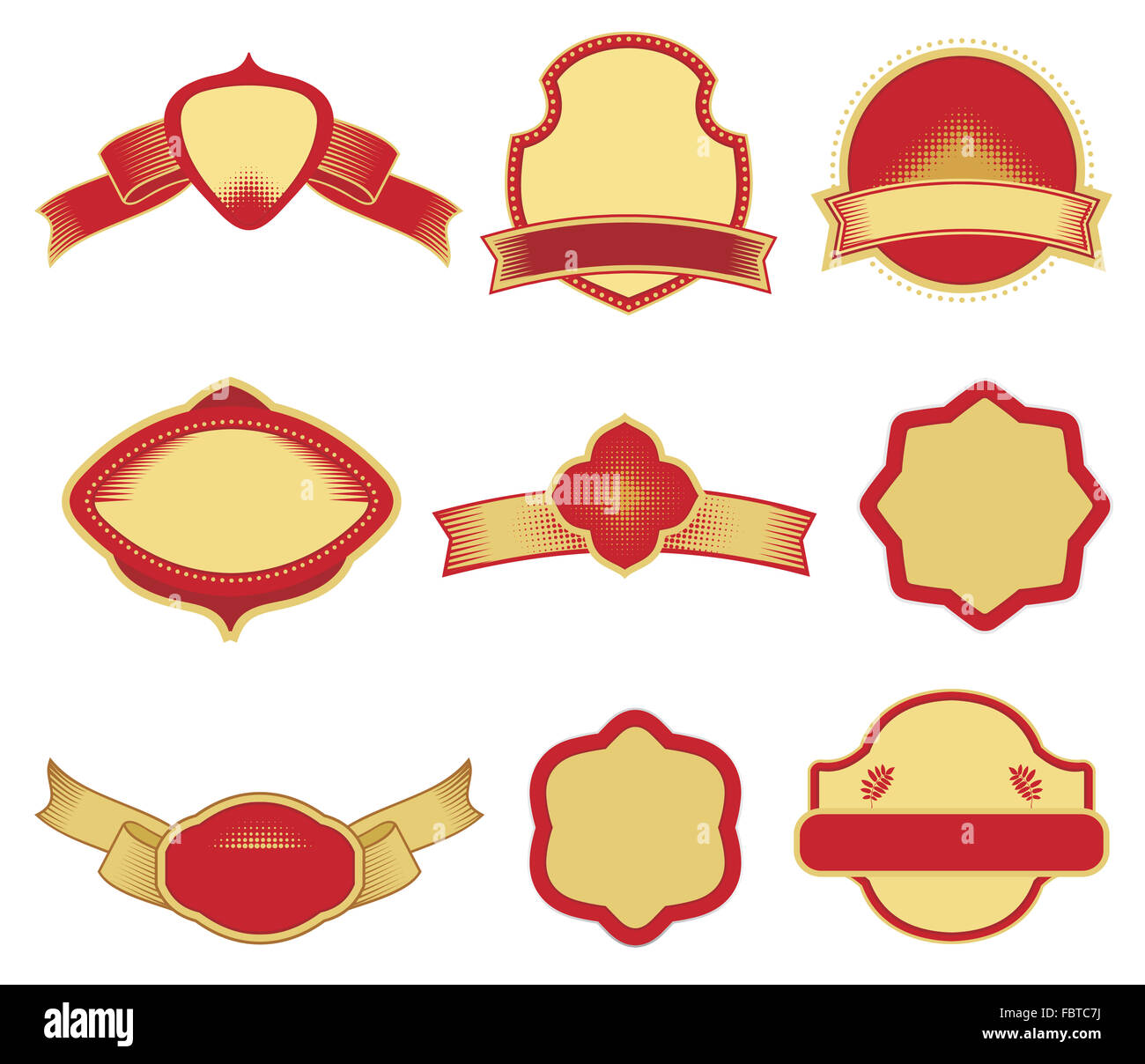 set of design elements Stock Photo - Alamy