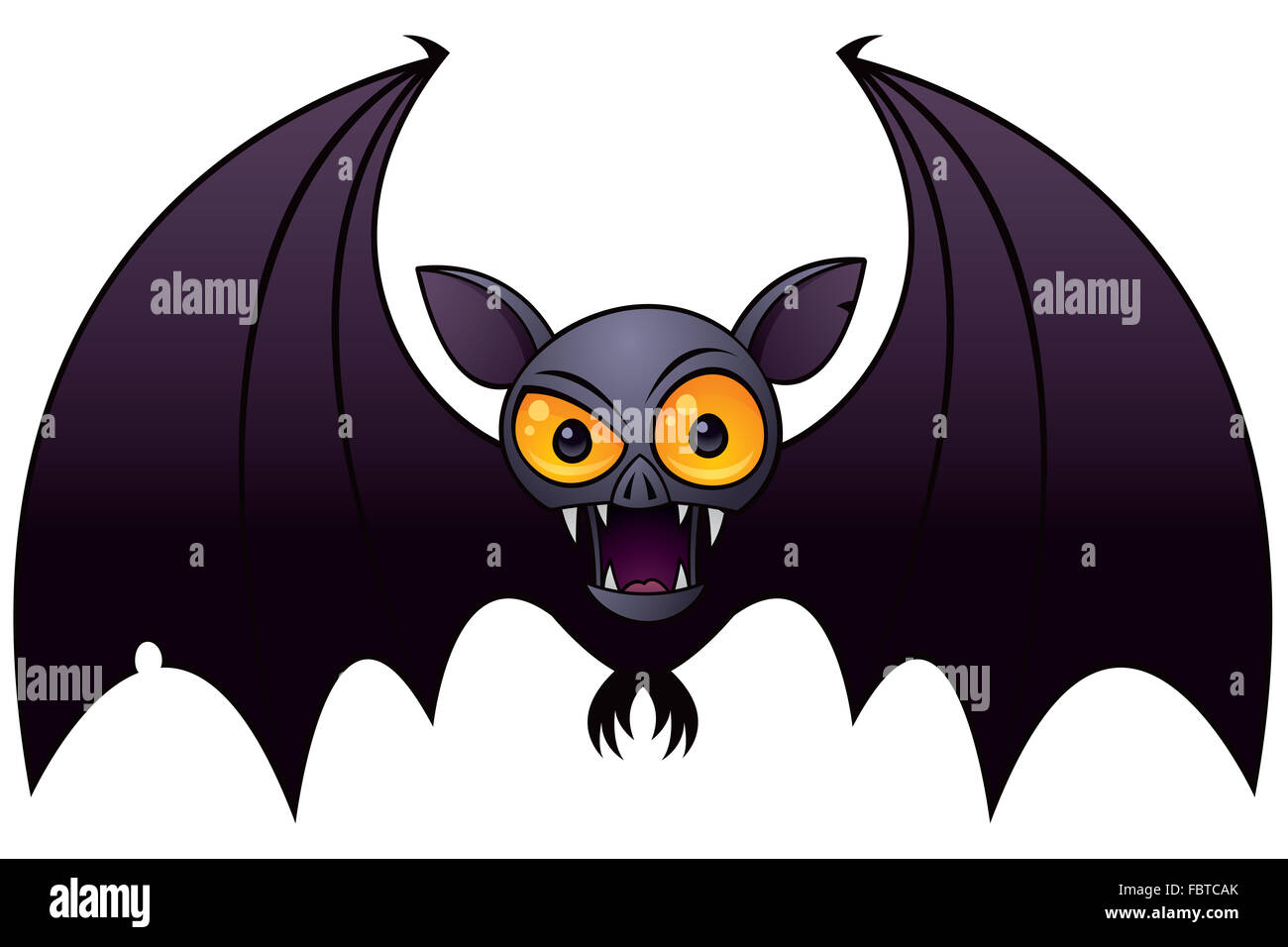 Halloween Vampire Bat Stock Photo
