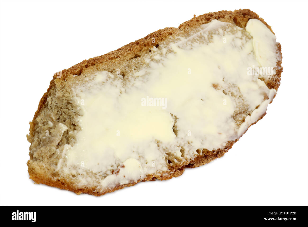 Butter Bread Stock Photo