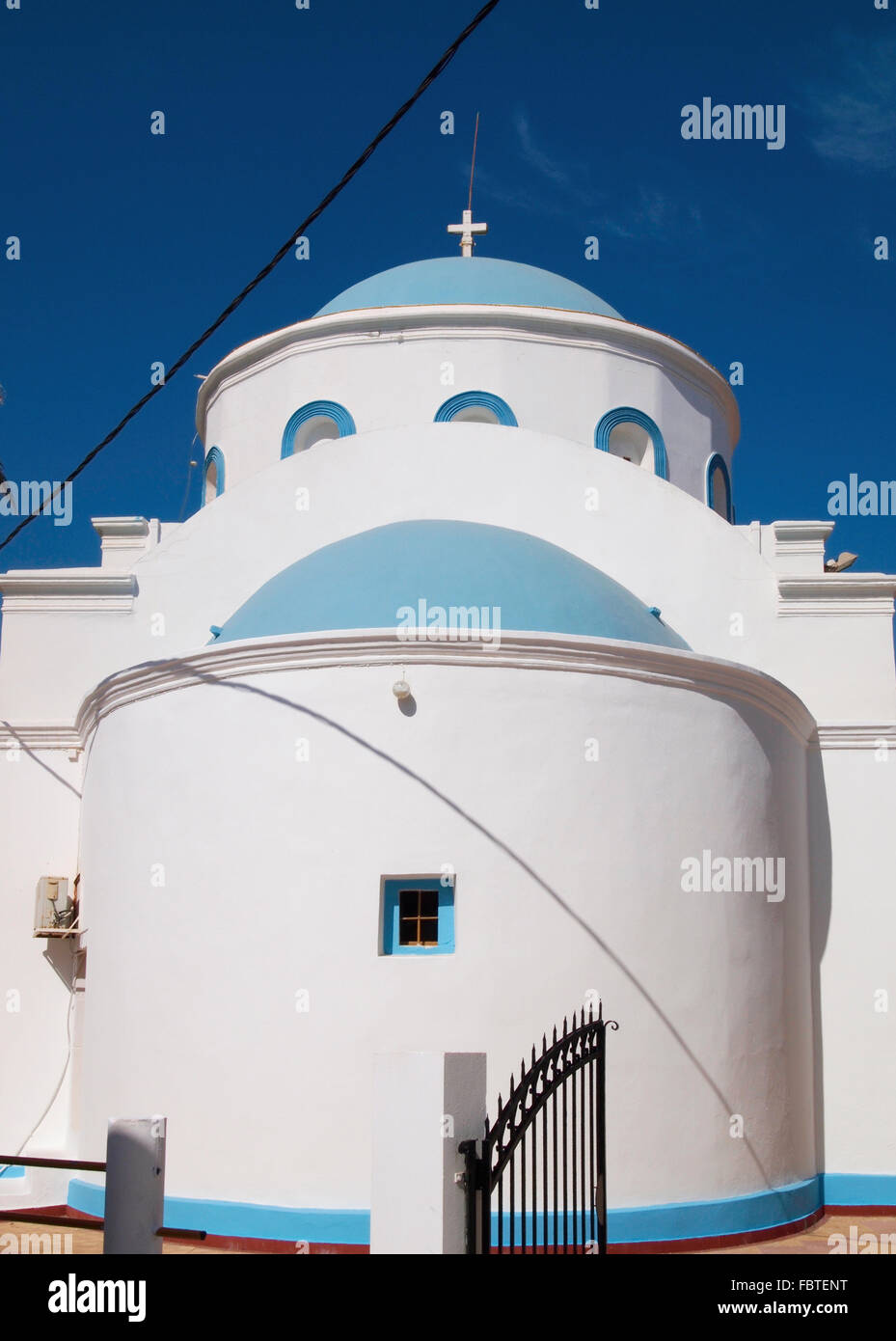 Orthodox church in Kardamena, Kos Island, Greece Stock Photo