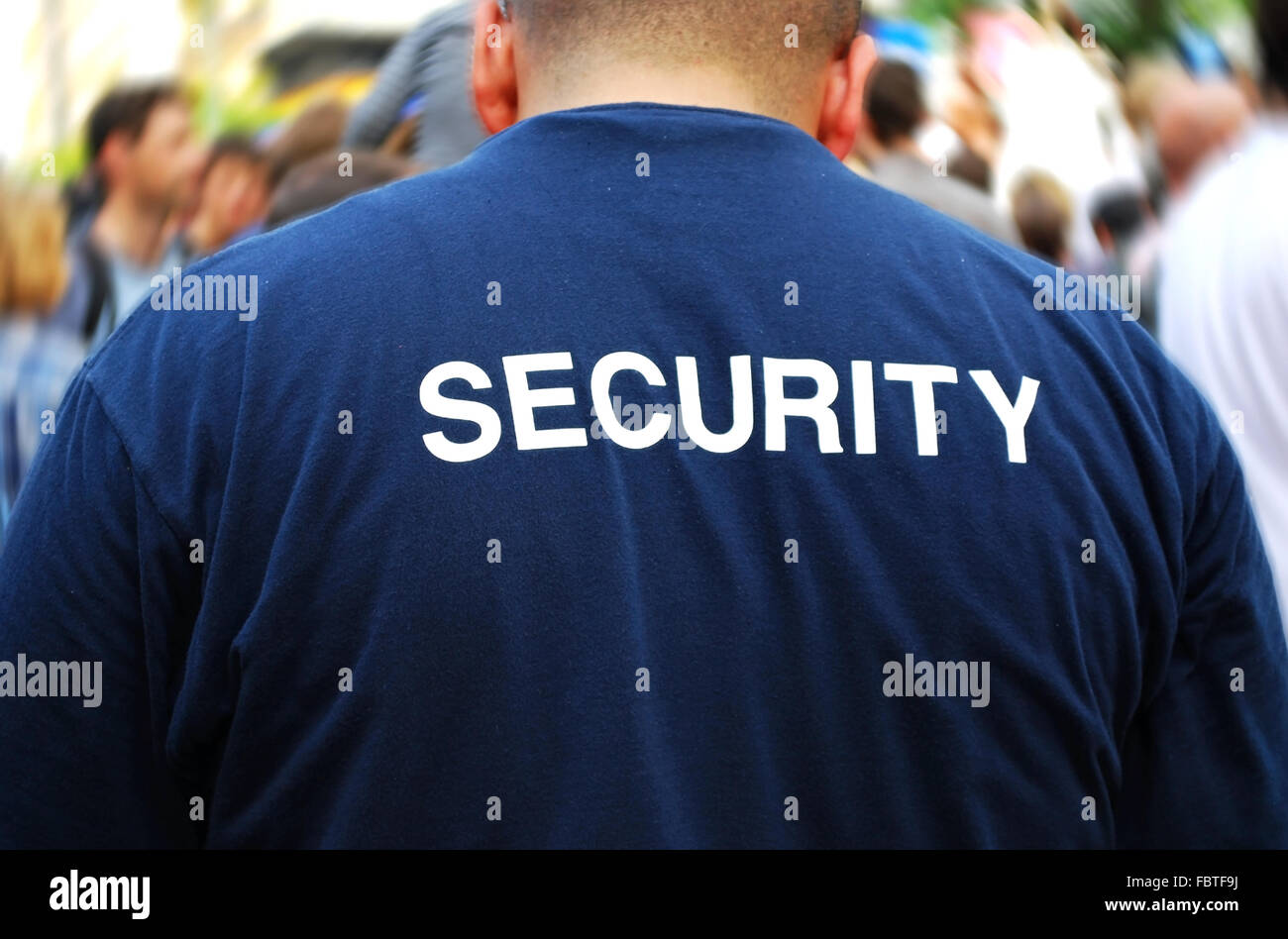 security man Stock Photo