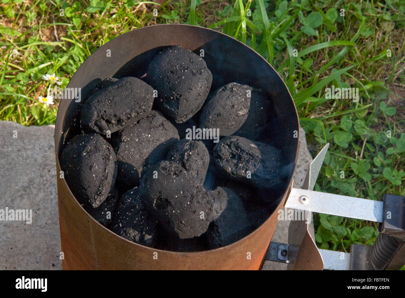 Grillstarter Stock Photo