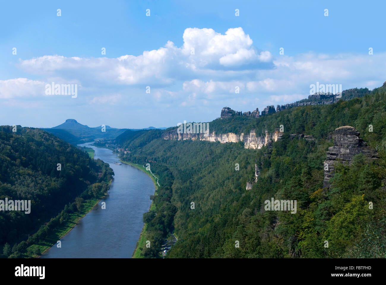 saechsische schweiz bad schandau Stock Photo