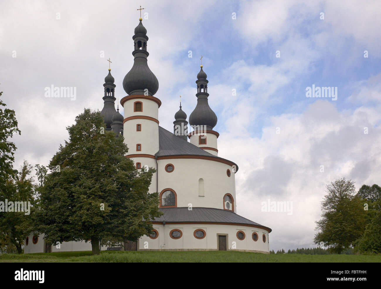 church of the town Waldsassen in Bayern Stock Photo