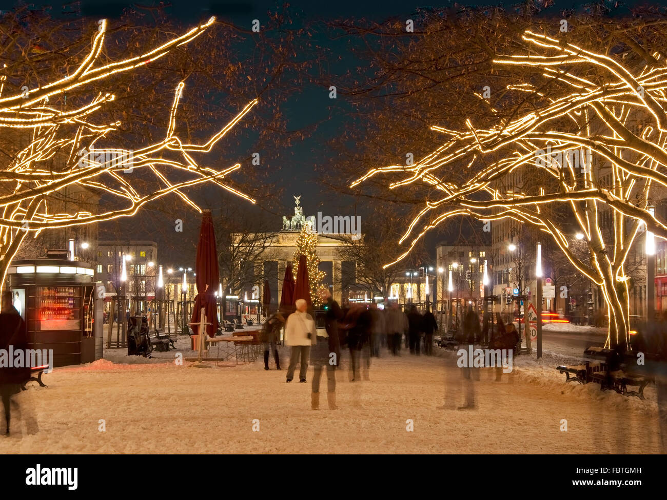 Berlin Brandenburger Tor Christmas Stock Photo Alamy