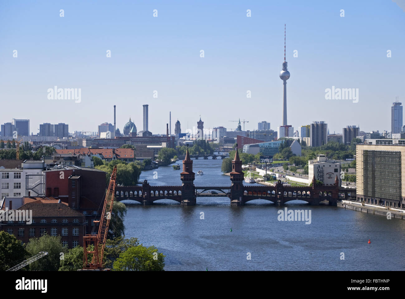 Berlin Skyline Stock Photo Alamy
