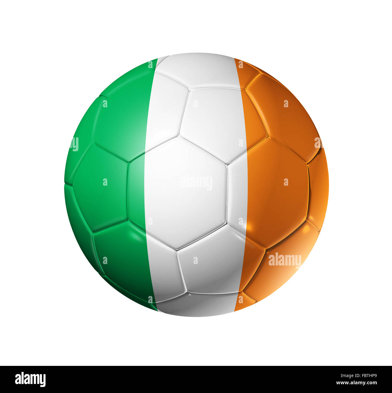 Soccer football ball with Ireland flag Stock Photo Alamy