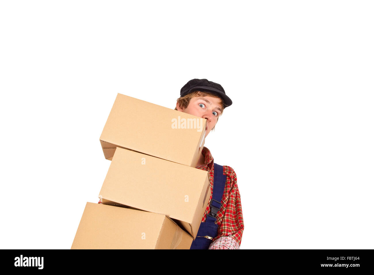 Parcel delivery Stock Photo