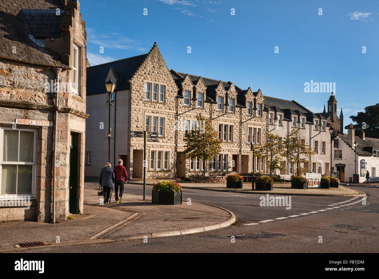 Dornoch Square, Sutherland, Highlands, Scotland, UK Stock Photo Alamy
