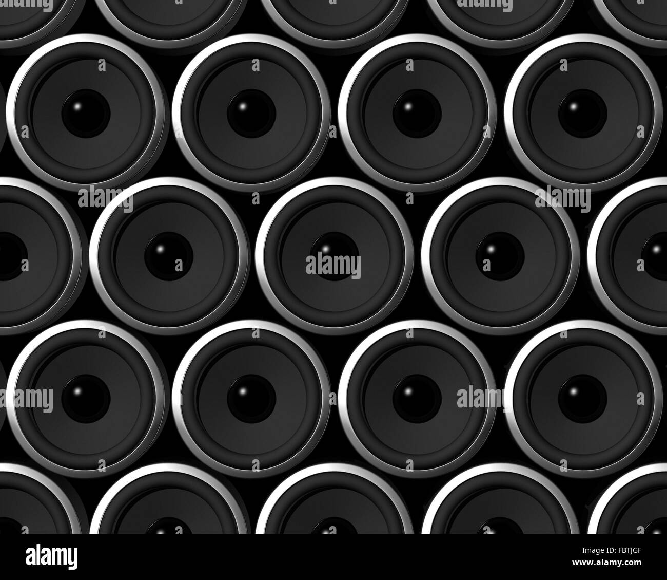 Soundsystem speakers Black and White Stock Photos & Images Alamy