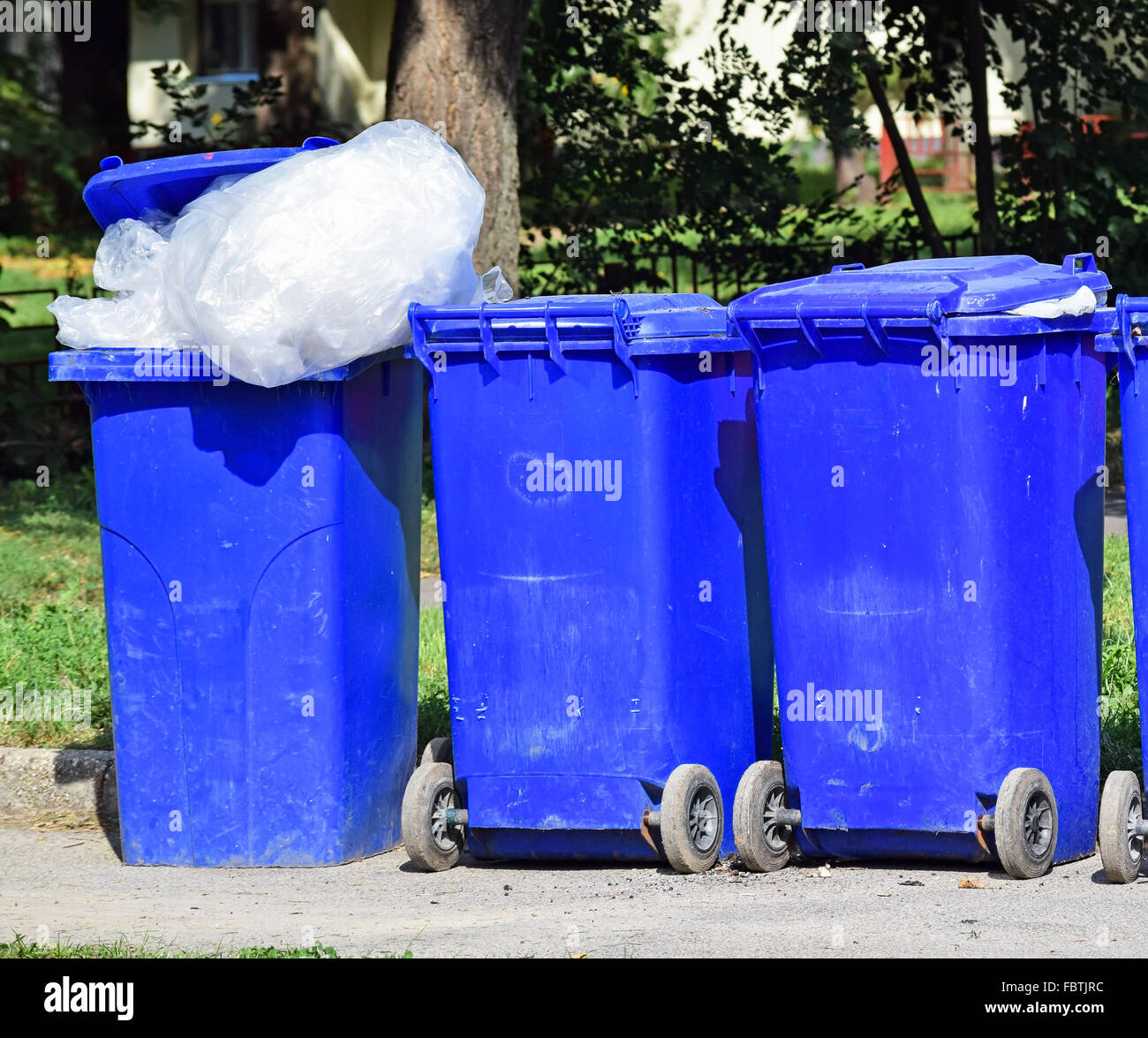 Large Metal Garbage Container, Trash Can, Garbage Collection in Designated  Place, Environmental Concept, Different Types of Stock Image - Image of  recycling, pollution: 255979771