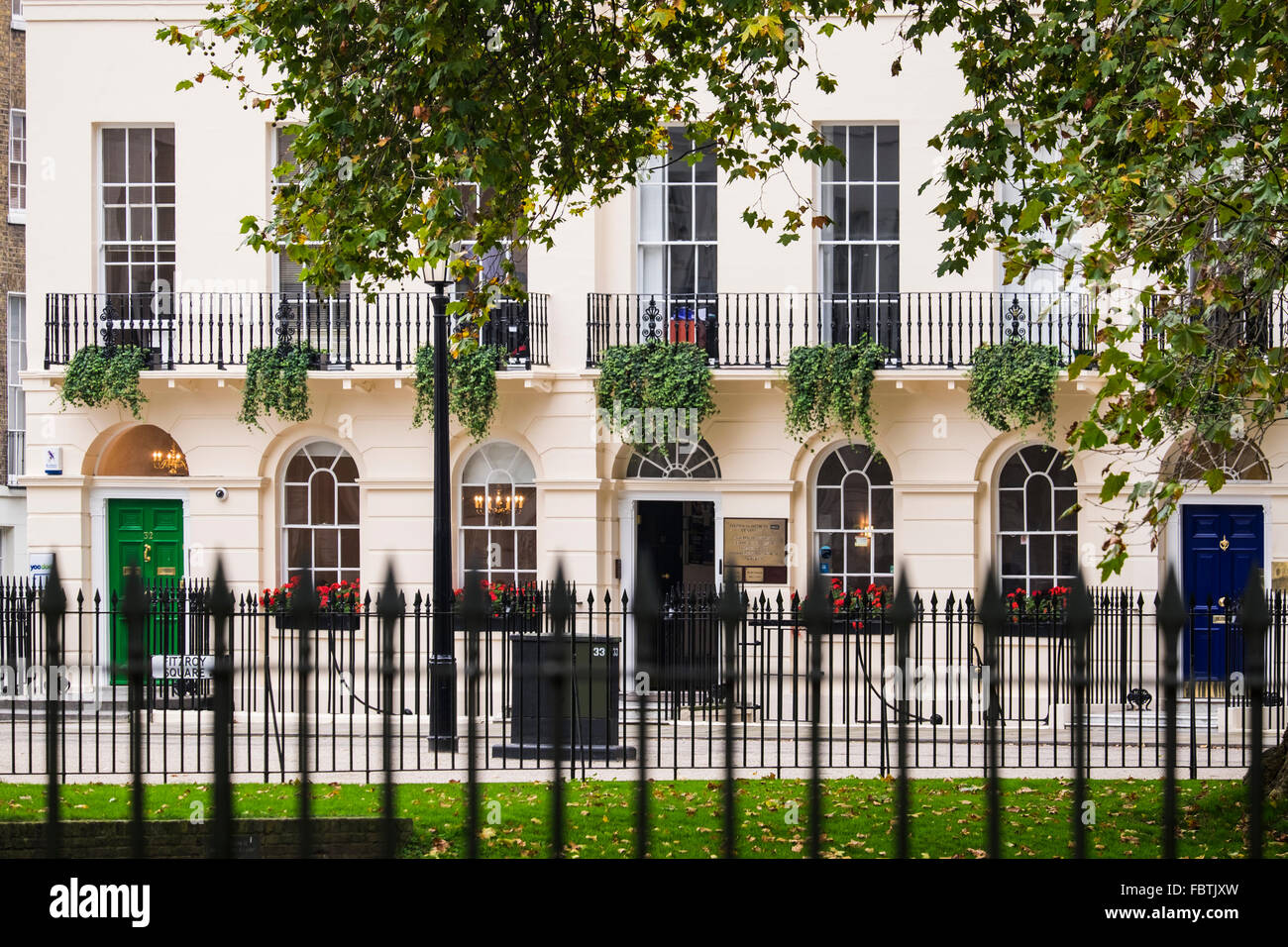 Fitzroy Square, London, England, U.K Stock Photo Alamy