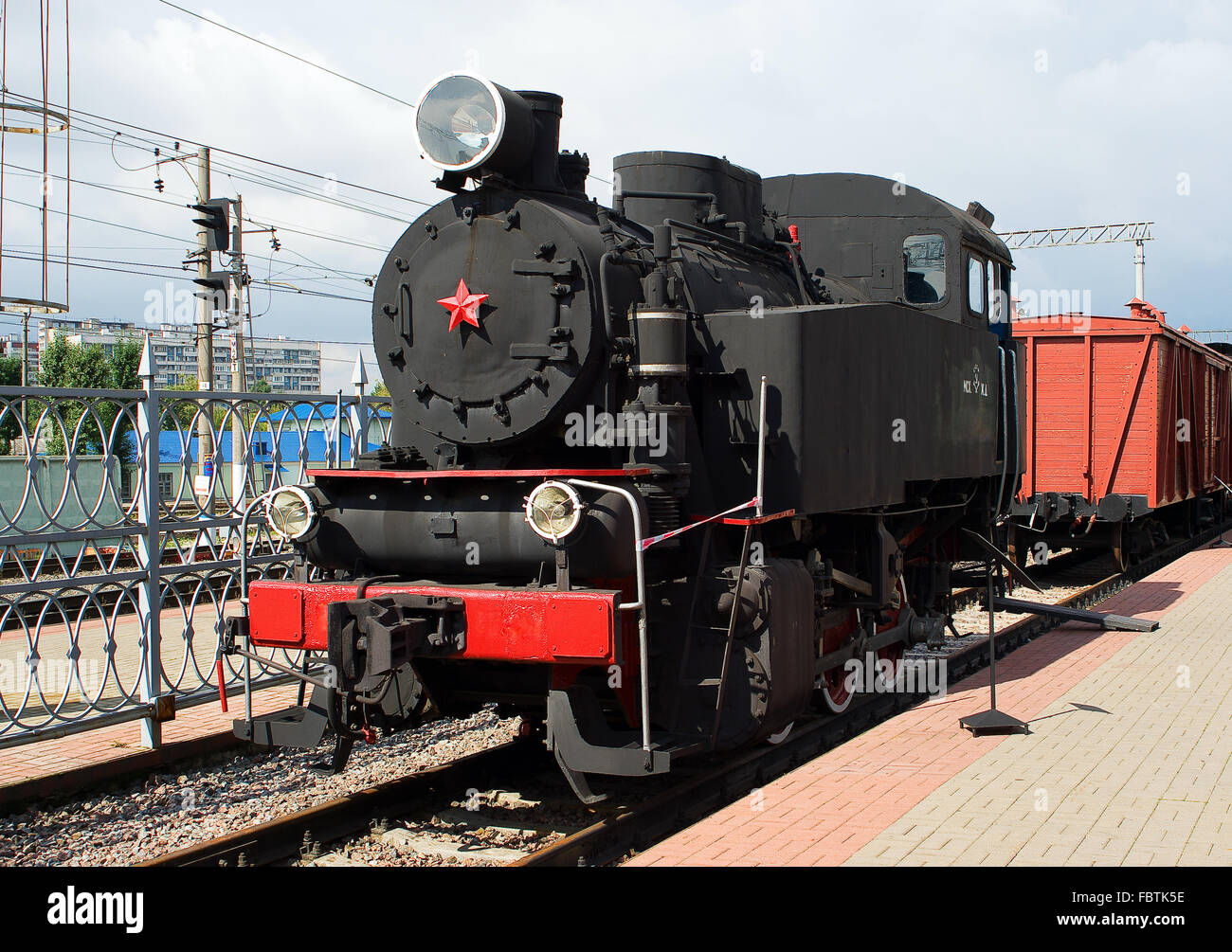 9P series locomotive Stock Photo - Alamy