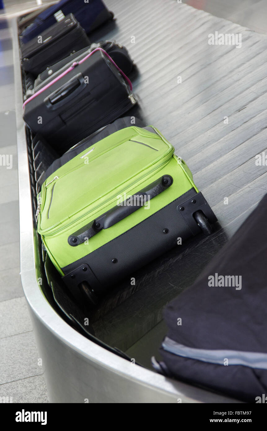luggage airport Stock Photo