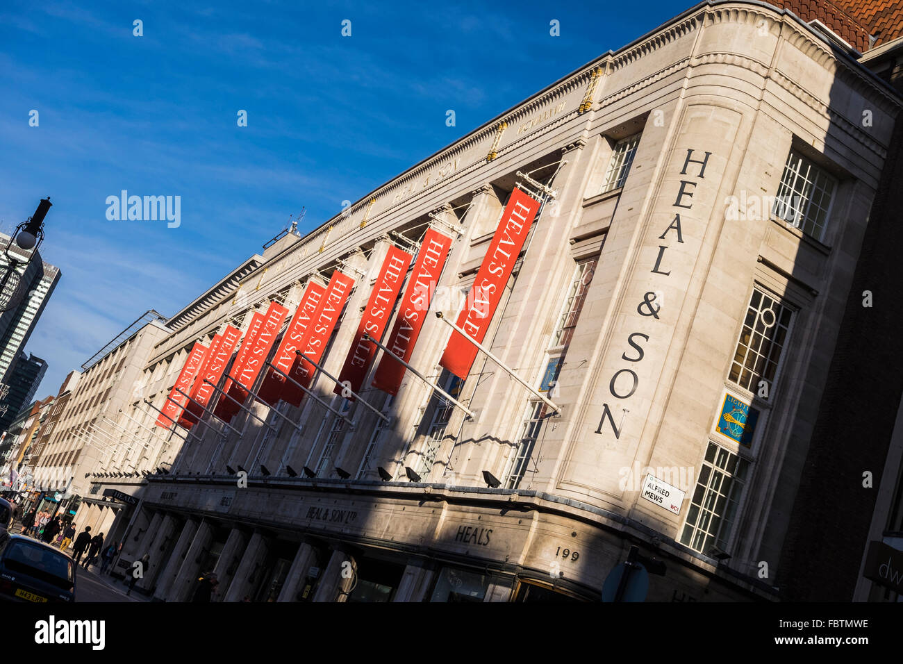 Heal&Son store, Tottenham Court road, London, England, U.K. Stock Photo