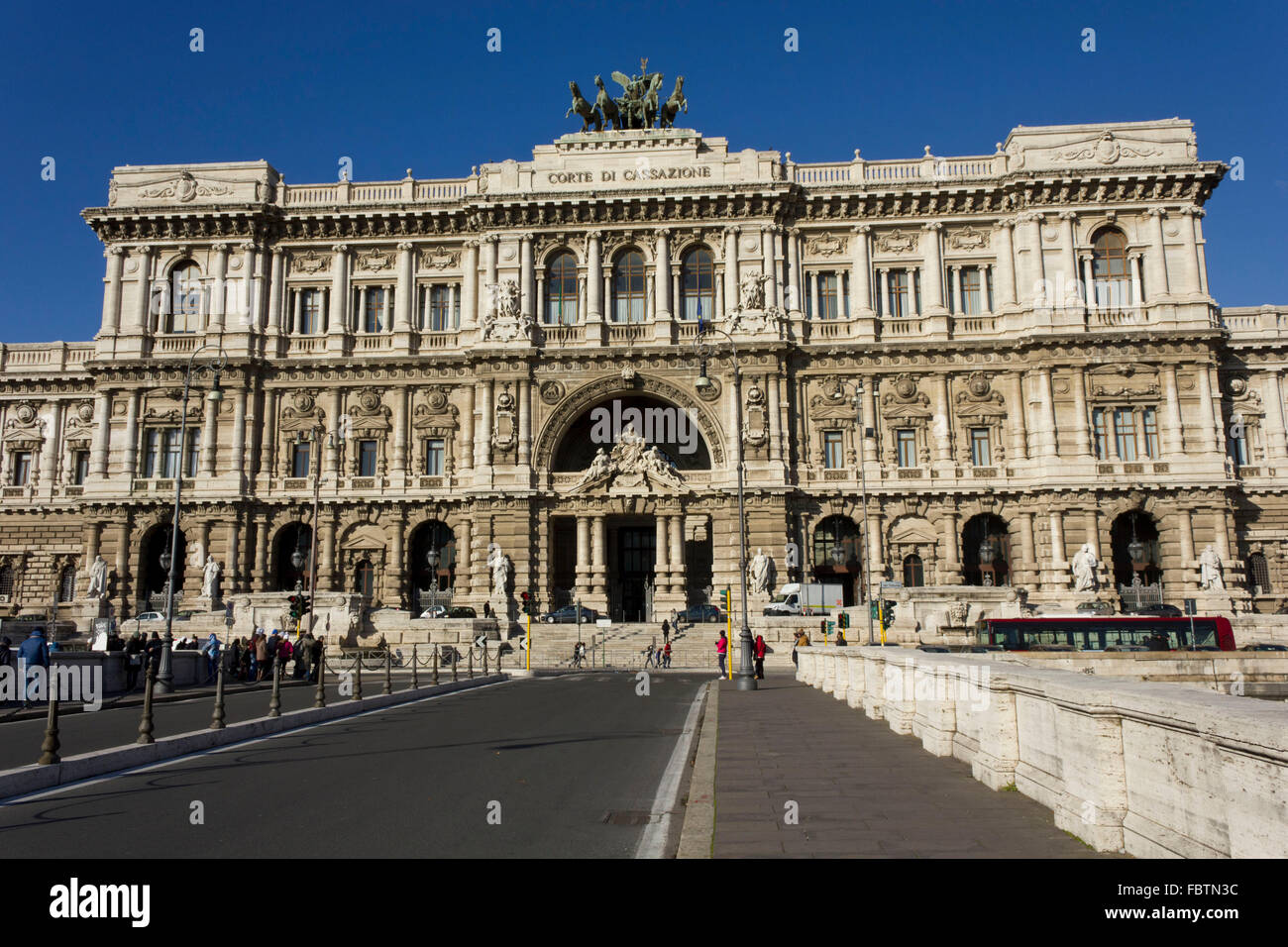 ROME, ITALY - DECEMBER 31 2014: The Supreme Court of Cassation in ...