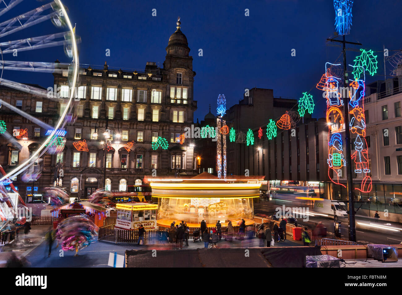 Glasgow christmas lights hires stock photography and images Alamy