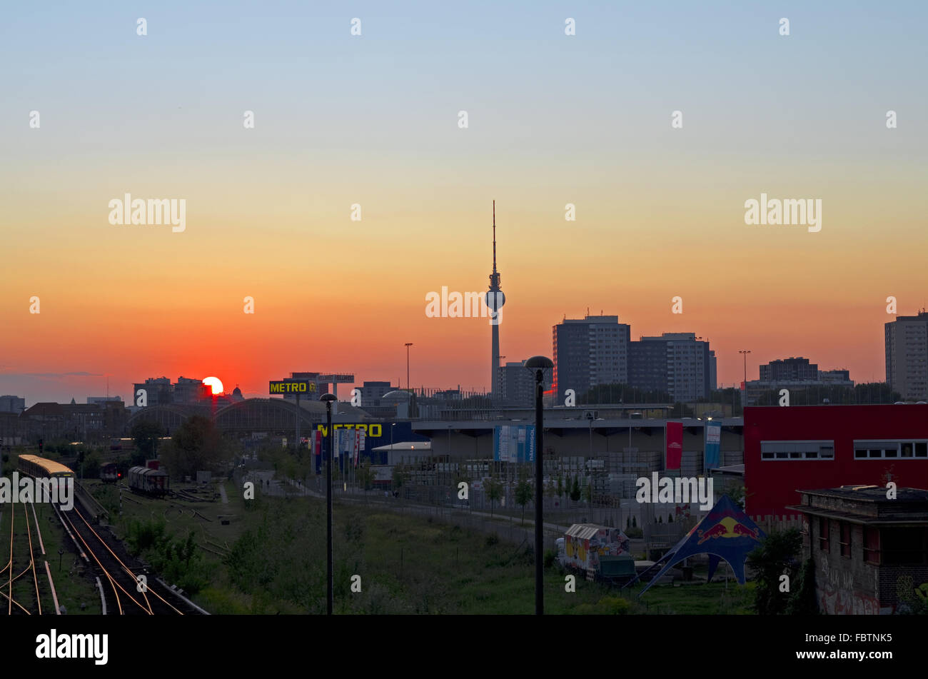 Berlin Skyline Stock Photo
