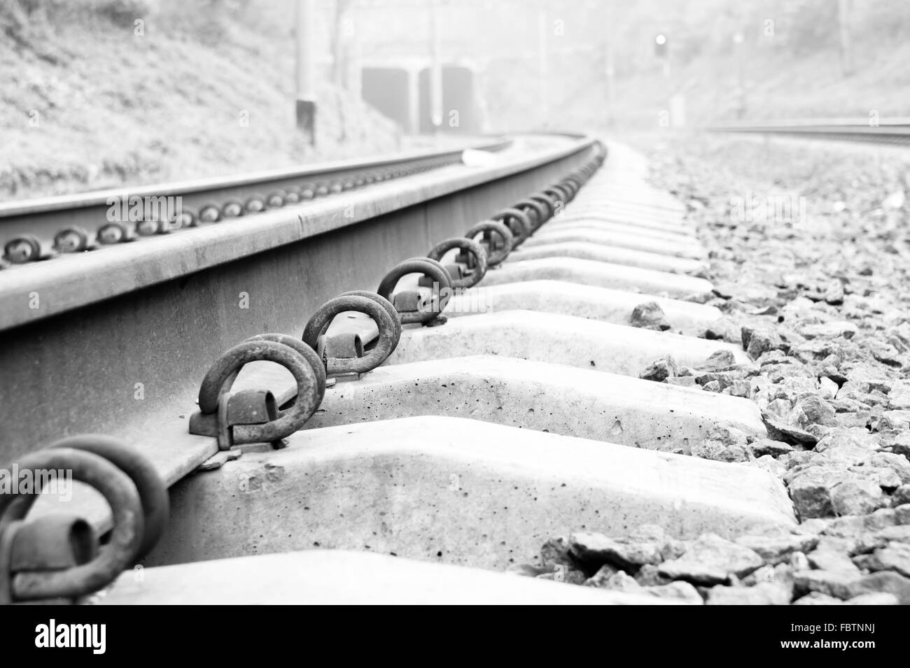 Direction railroad Black and White Stock Photos & Images - Alamy