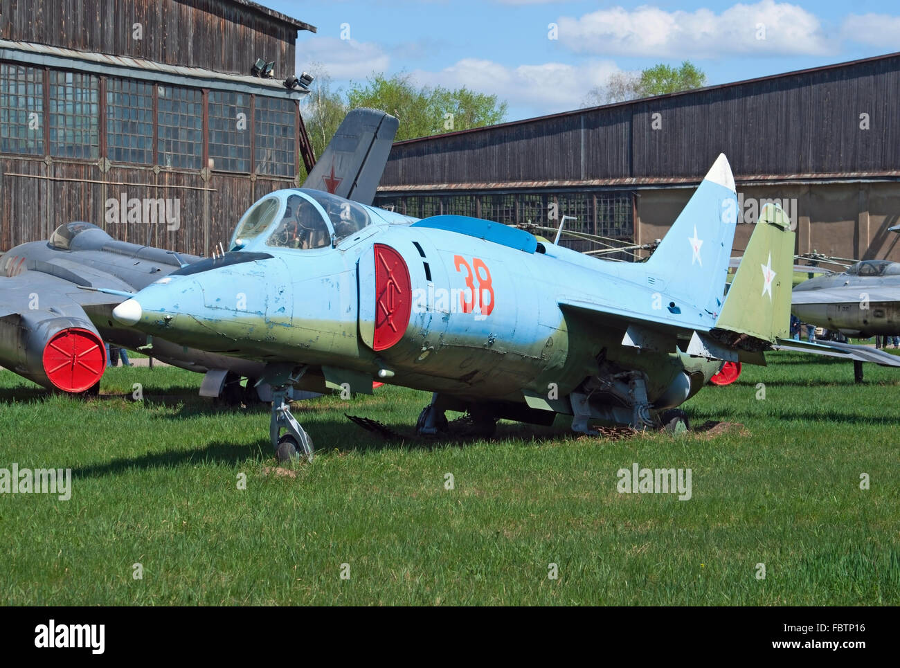 Yak-38 jet Stock Photo