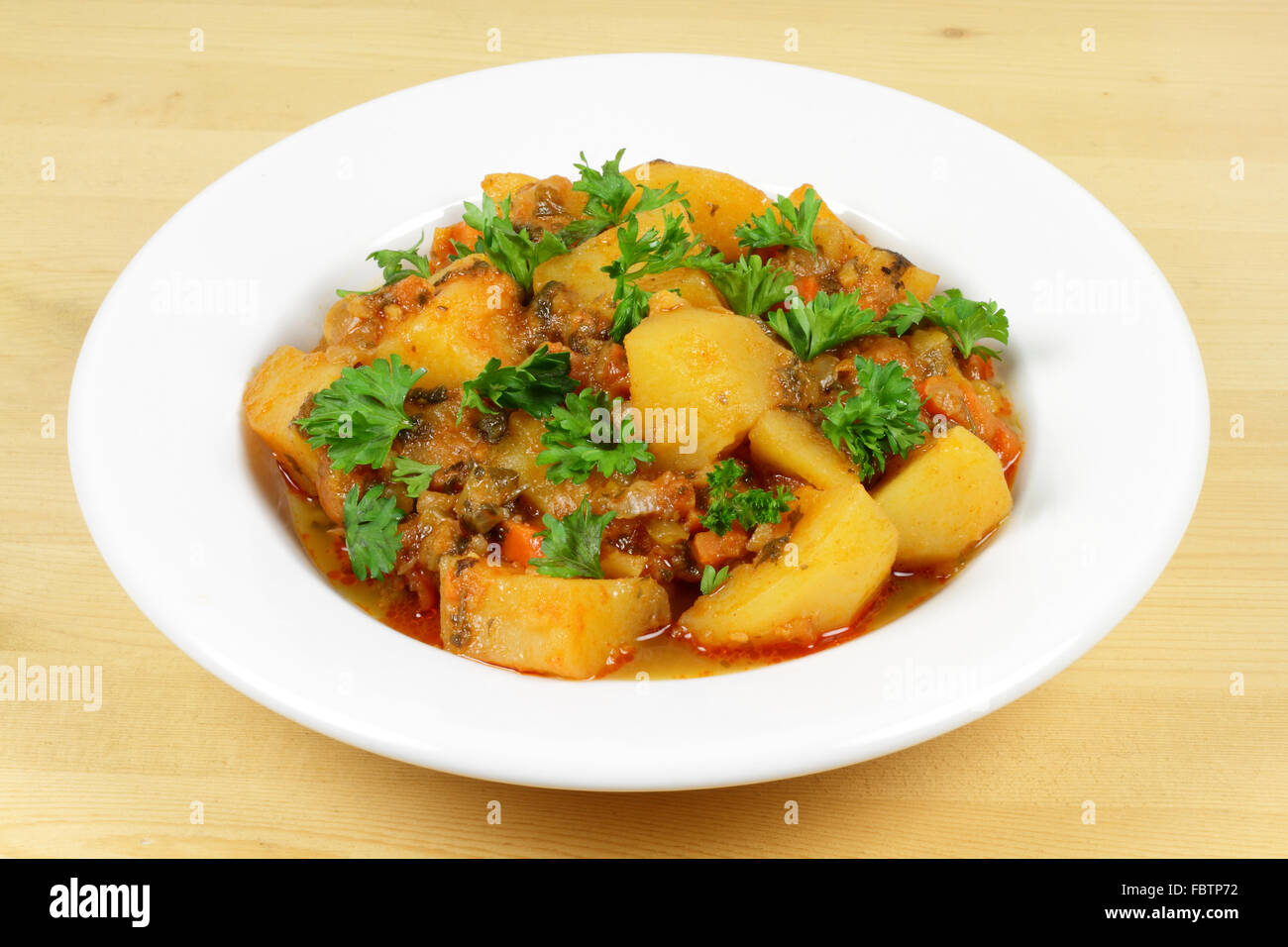 Vegetarian Potato stew Stock Photo Alamy