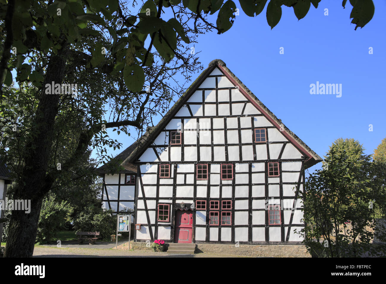 half-timbered house Stock Photo