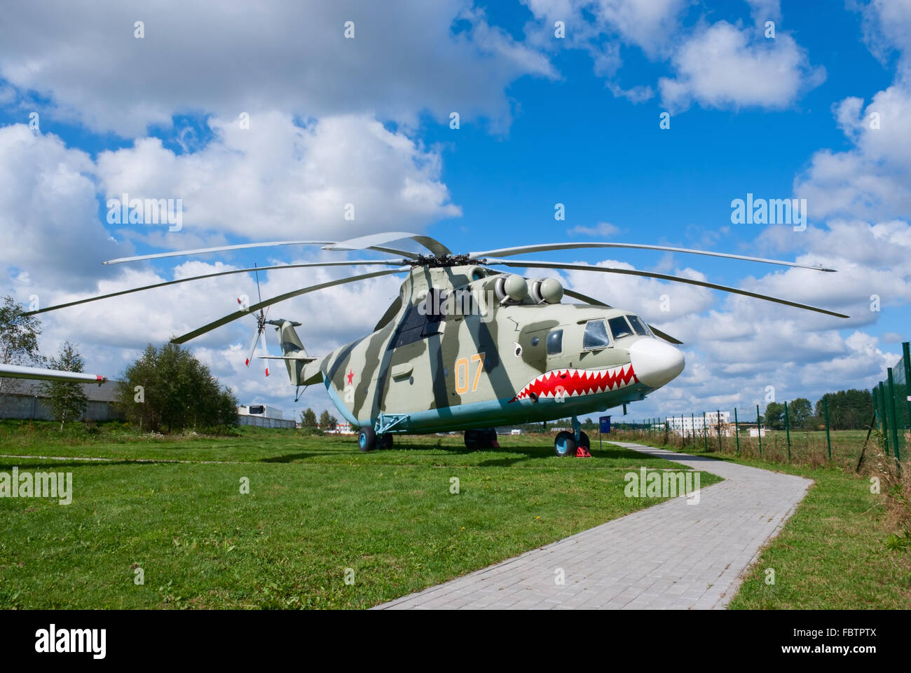 Mi-26 helicopter Stock Photo