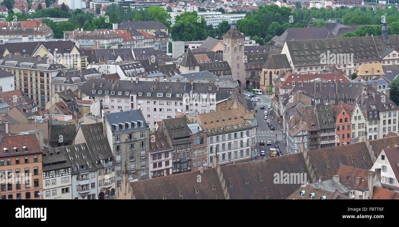 Strassbourg from above Stock Photo
