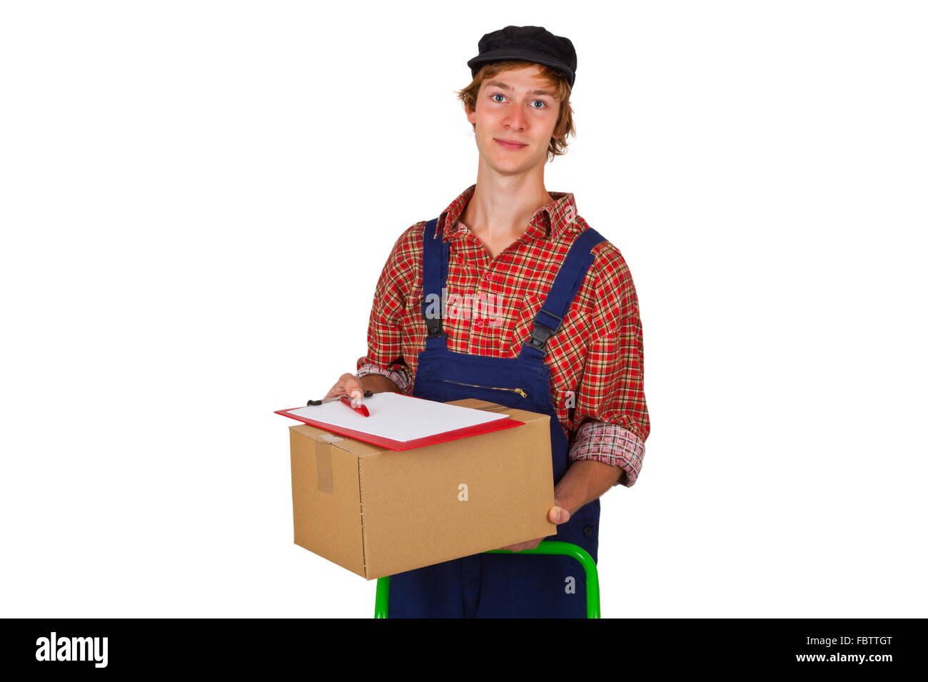 Parcel delivery Stock Photo