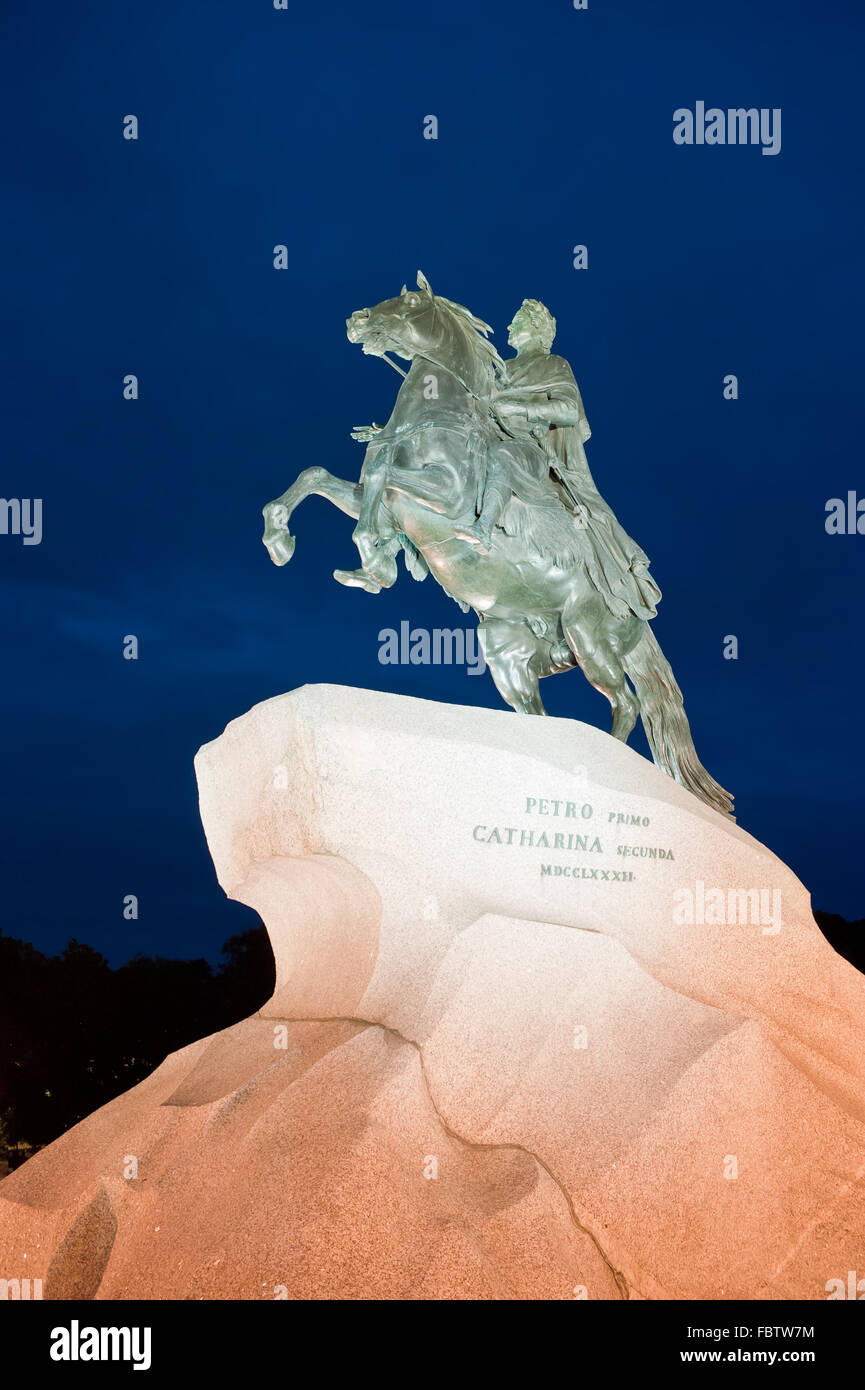 Bronze Horseman monument, Saint Petersburg, Russia Stock Photo Alamy