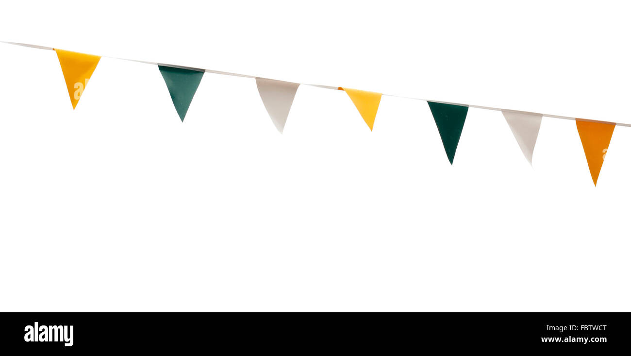 Bunting flags Stock Photo