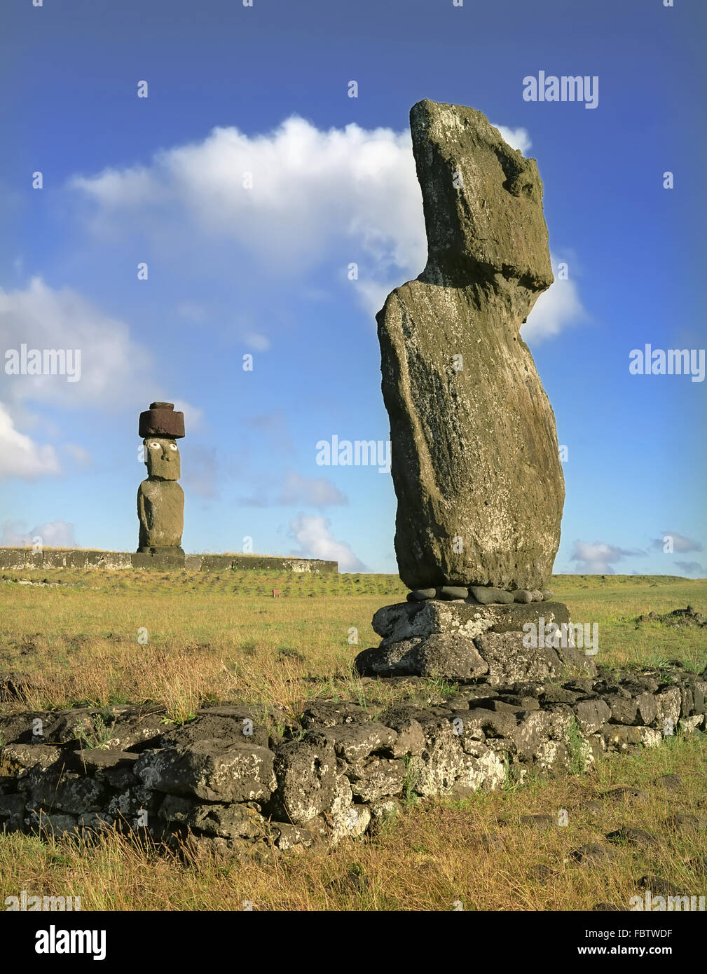 Religion sculpture on Easter island Stock Photo Alamy