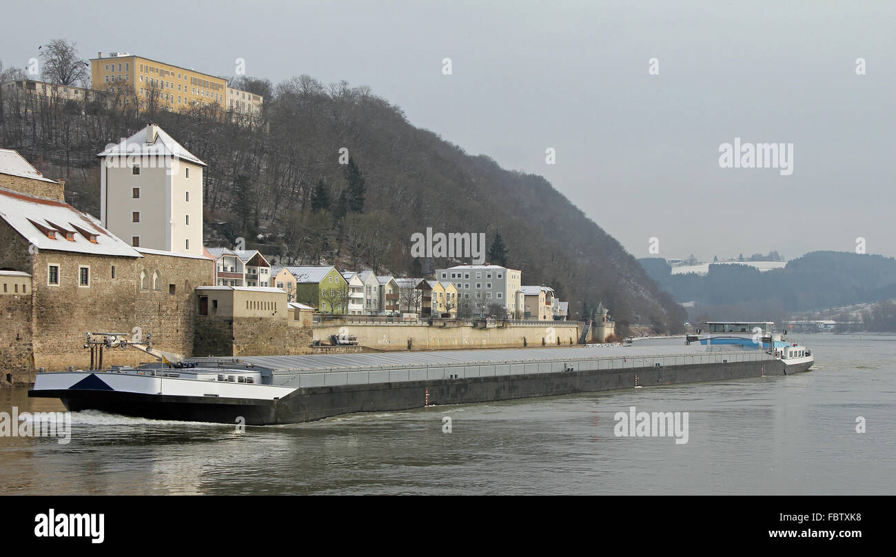 On the Donau-River Stock Photo