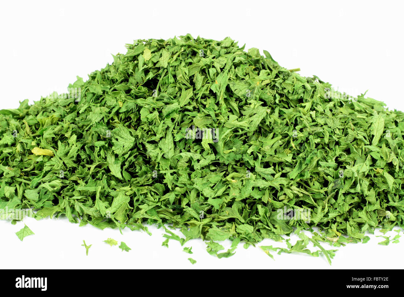 Dried Parsley Flakes Stock Photo Alamy
