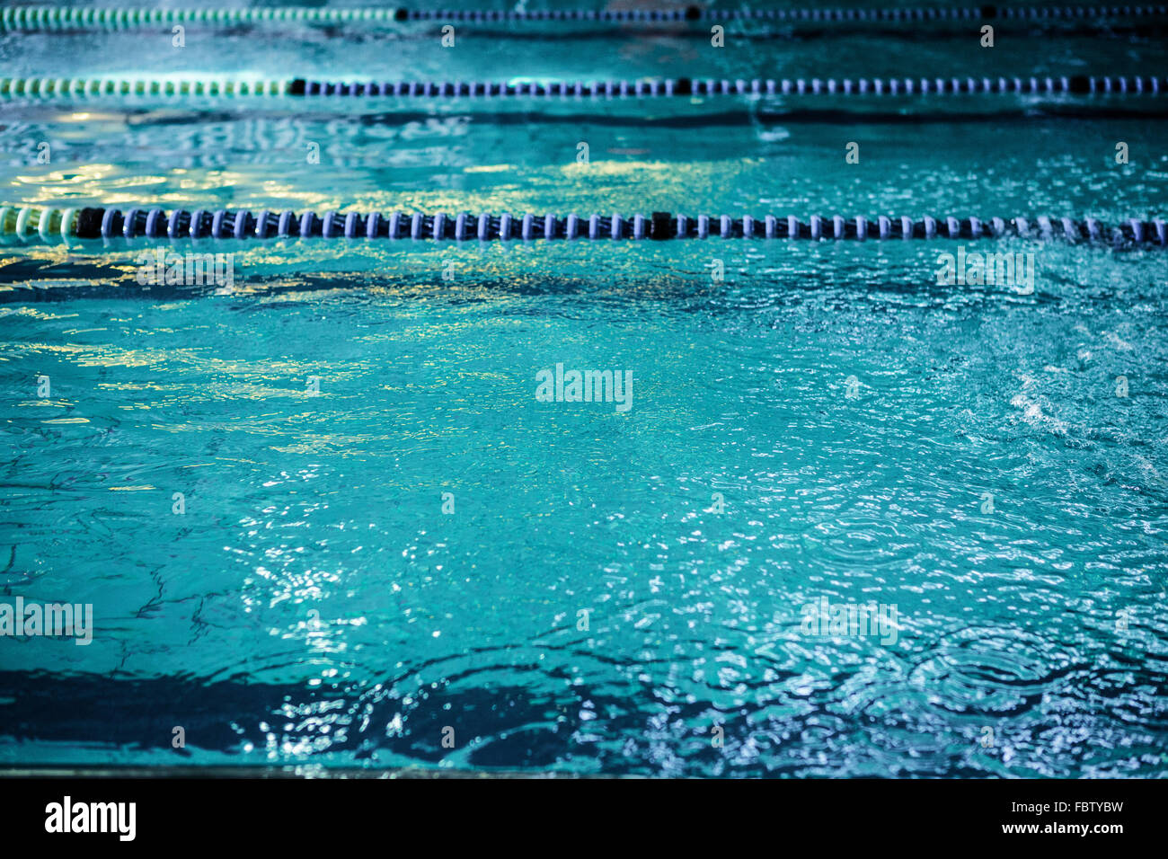 Water moving in the swimming pool Stock Photo Alamy